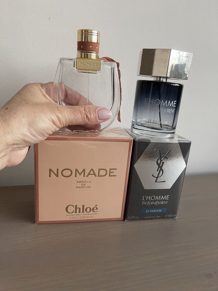 Butelki perfumy Chloe nomade yves saint  laurent