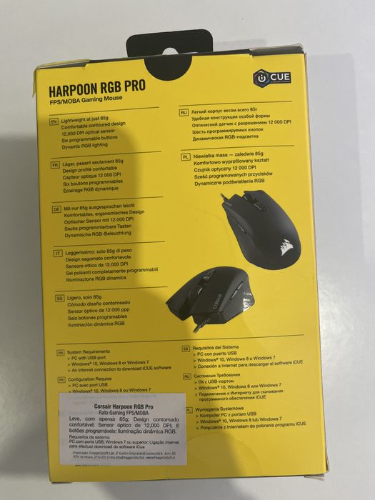 Rato Gaming Corsair Harpoon RGB Pro
