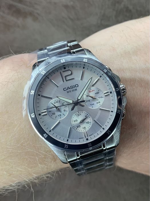 Годинник чоловічий Casio MTP-1374D-1 Оригінал Гарантія Касио