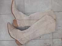 Botas cowgirl bejes - 39/40