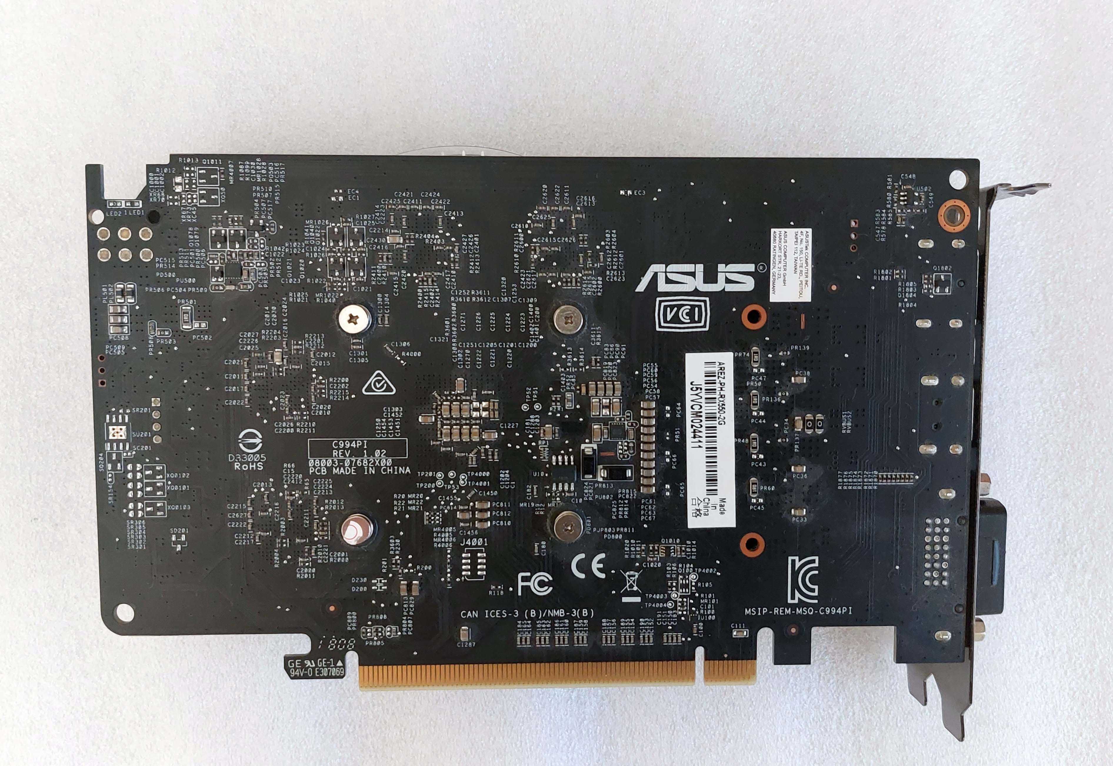 Karta graficzna Asus AREZ Phoenix RX 550 2GB