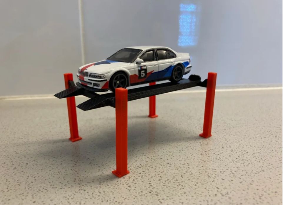 Winda samochodowa do Hot Wheels 1:64 diorama