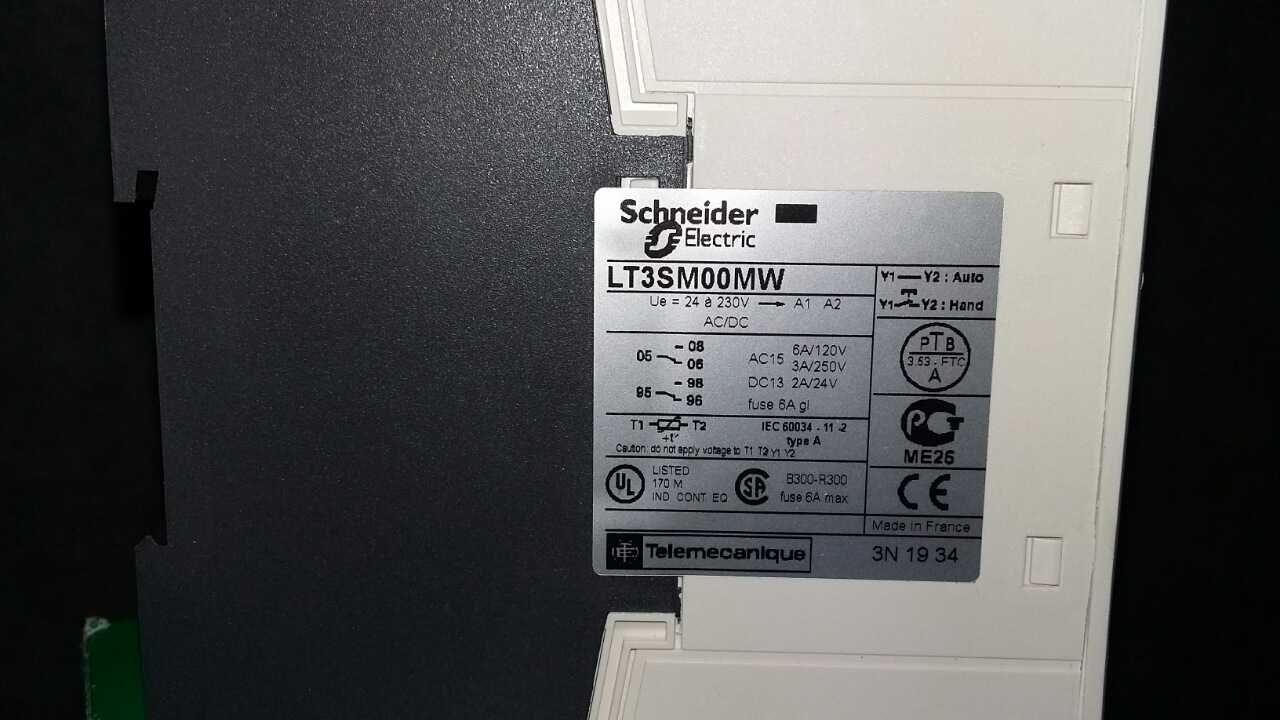 Реле защитное Schneider LT3SM00MW, новое