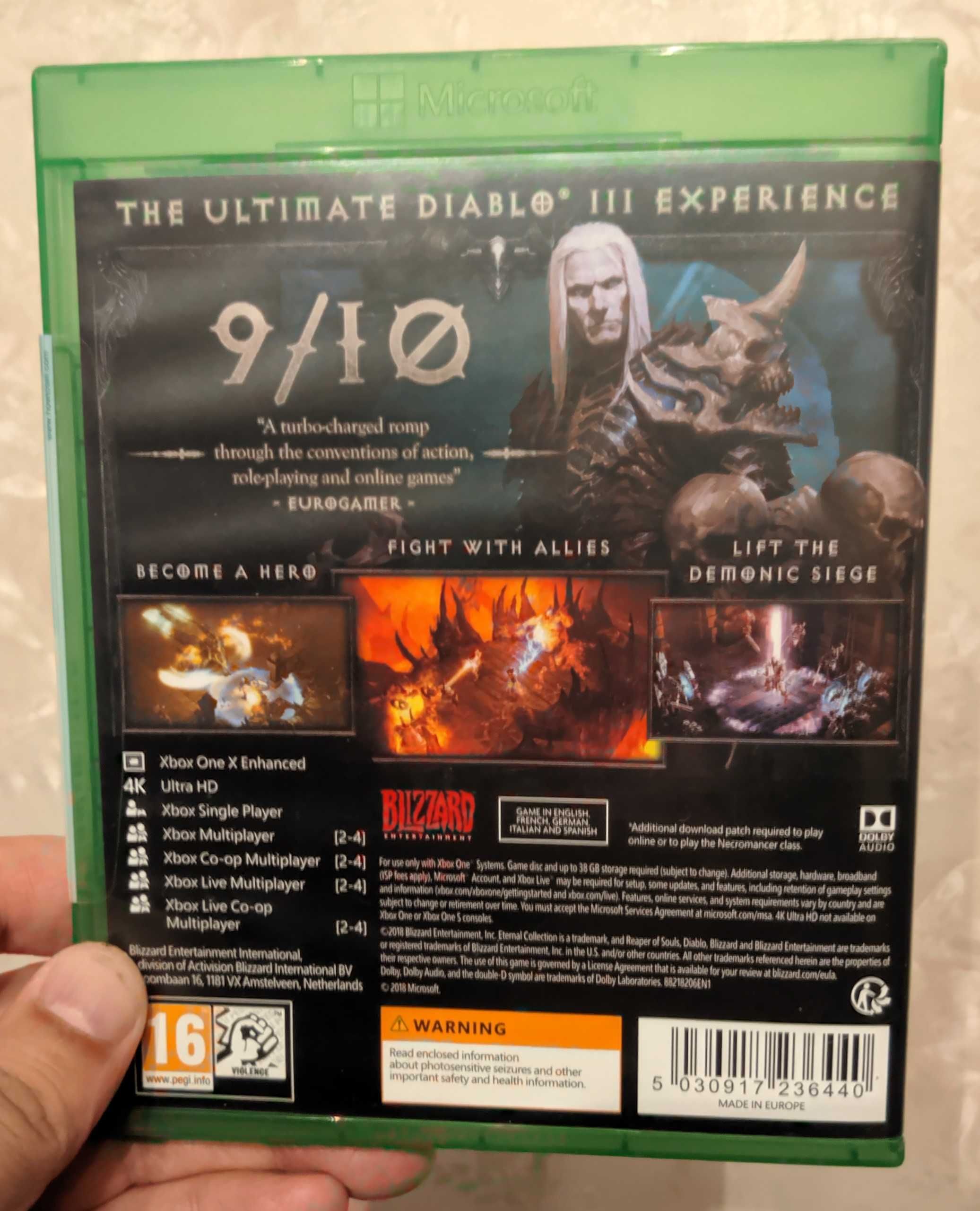 диск Diablo III Eternal Collection Xbox One