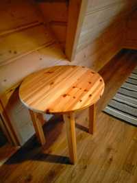 Stół drewniany okrągły 75cm
