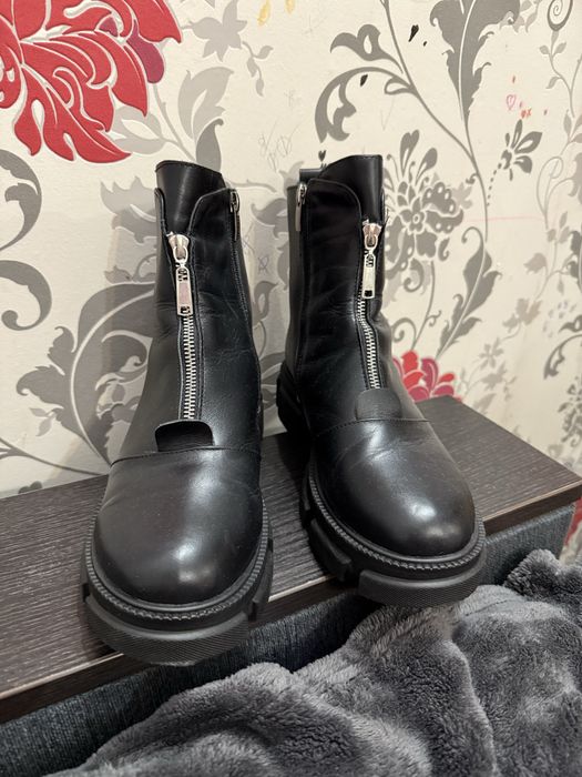 Шкіряні черевики ботінки весняні