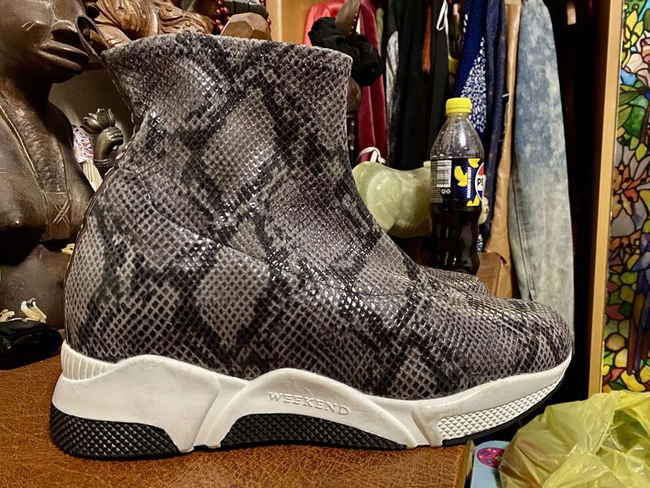 Кожаные кросовки, хайтопы, сникерсы Weekend by Pedro Miralles