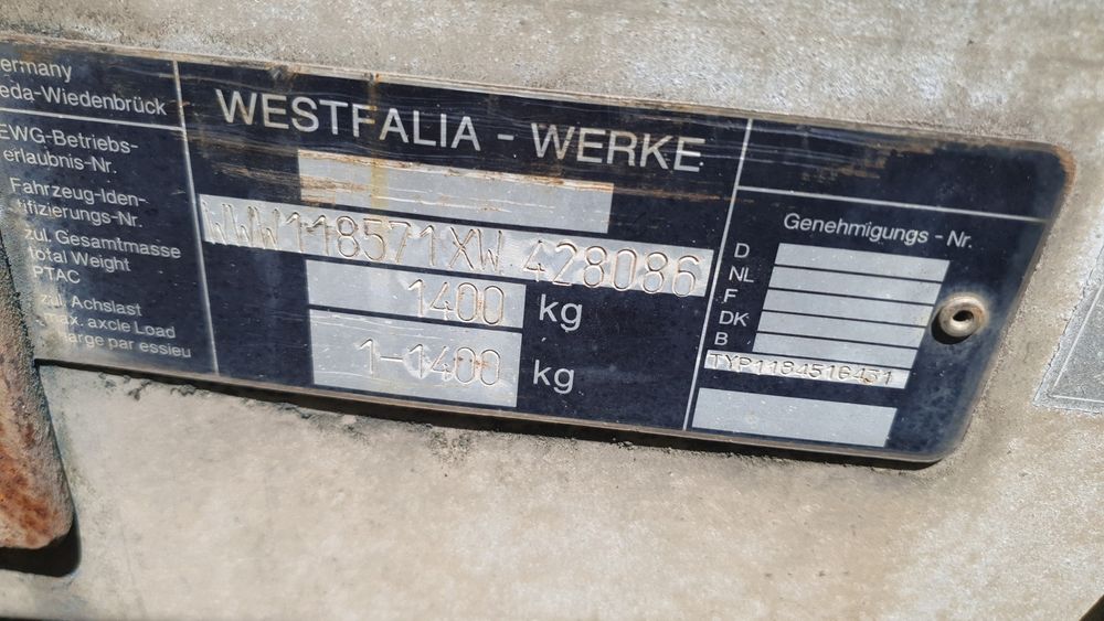 Przyczepka Westfalia