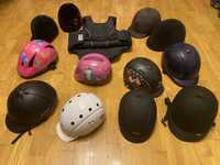 Шлем и защита для верховой езды от 100 гр.