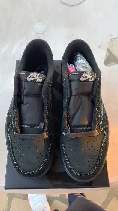 "Buty koszykówki "Jordan_1_Retro_Low_OG_SP_Travis_Scott_Black_R.41