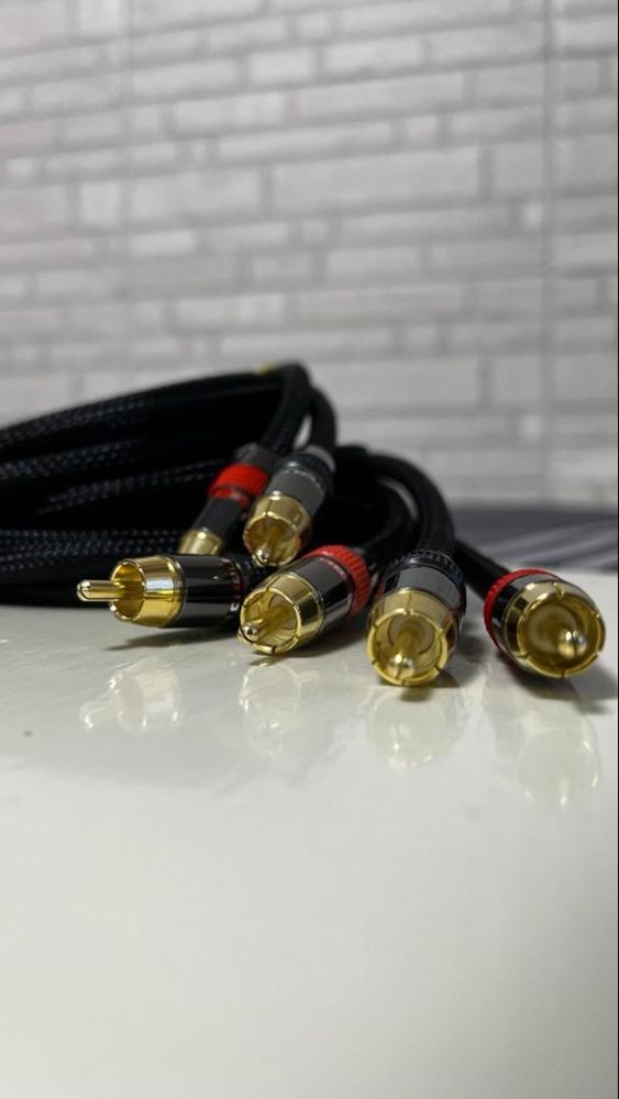 Межблочный аудио кабель RCA,XLR,AUX,5Din,TRS.