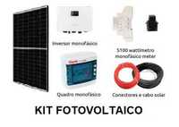 KIT Painéis fotovoltaicos (consumo 100-200kWh)