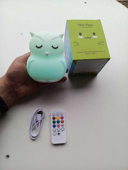 Lampka dziecięca Nite Pets Sówka