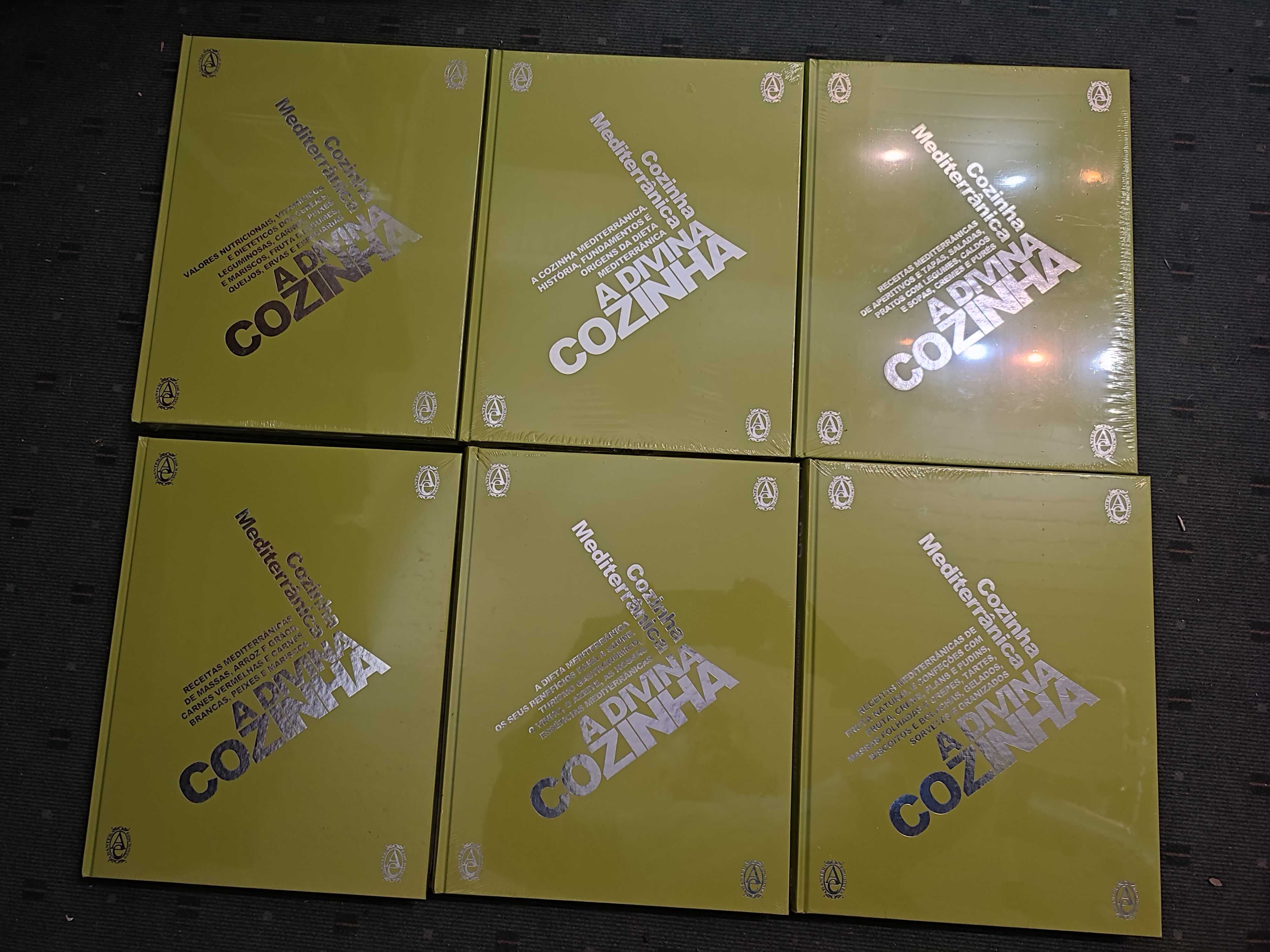 Cozinha Mediterrânica A divina Cozinha - 6 Volumes