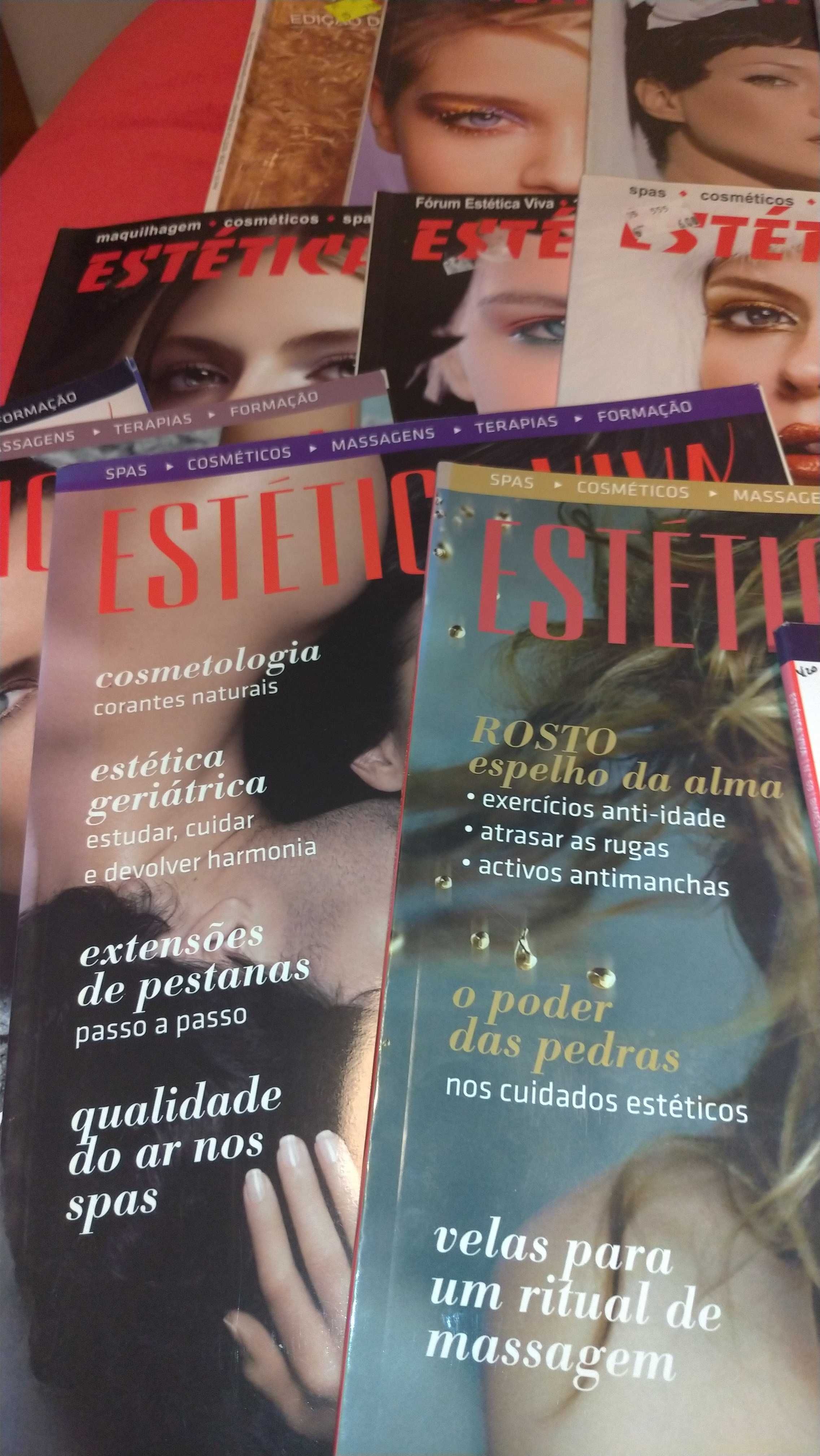 Lote de 40 revistas "Estética Viva"