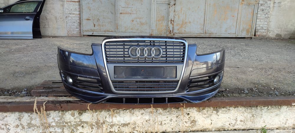 Бампер передній Ауді А6 С6 передний бампер Audi A6 C6 sport обвес губа