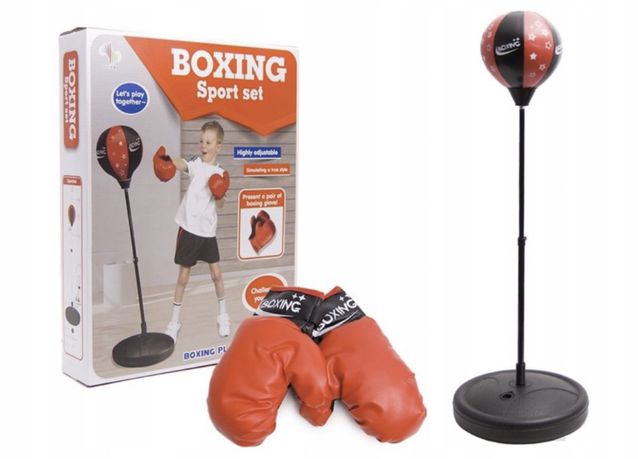 Zestaw bokserski rękawice + gruszka dla dzieci