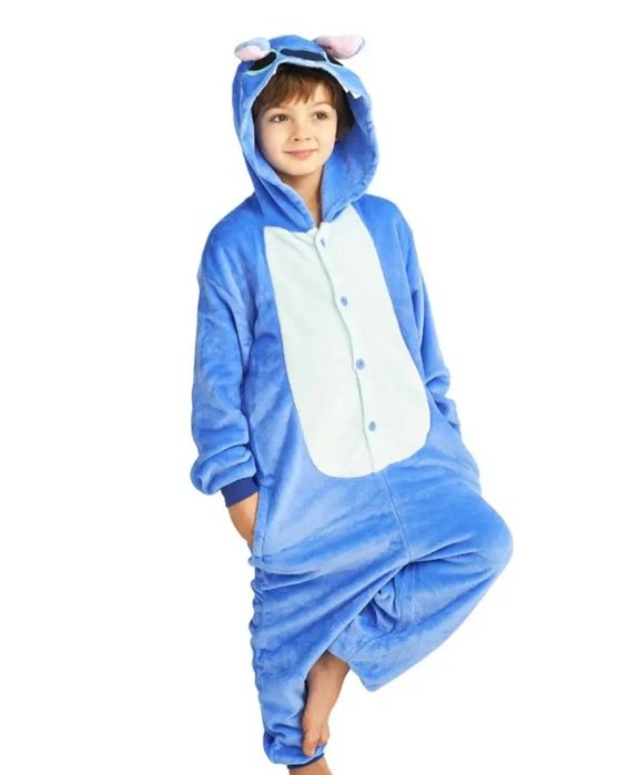 Strój przebranie kigurumi piżama stitch 130/140