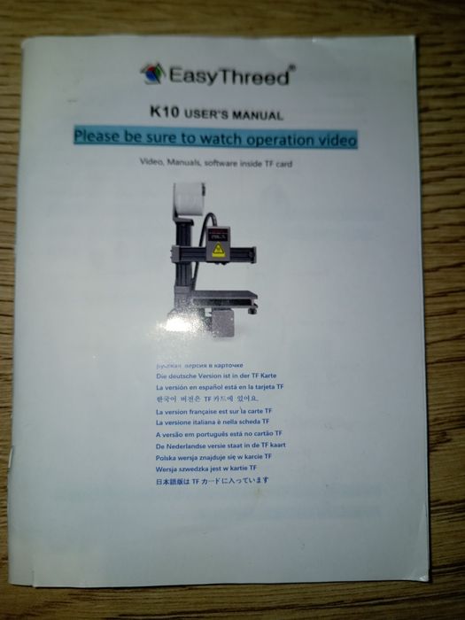Drukarka 3D easythreed K10