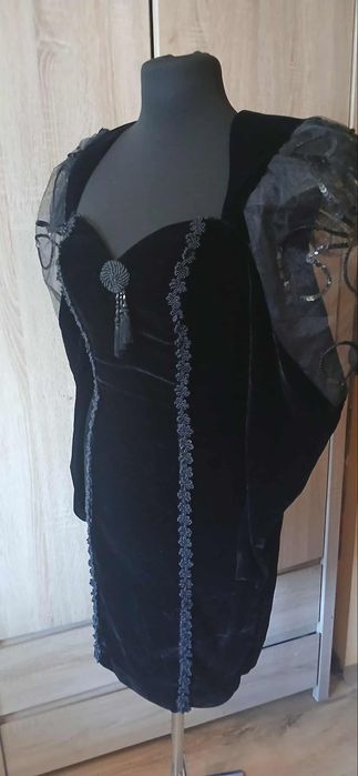 Sukienka kolekcjonerska lata 80te Vintage Karen Okada