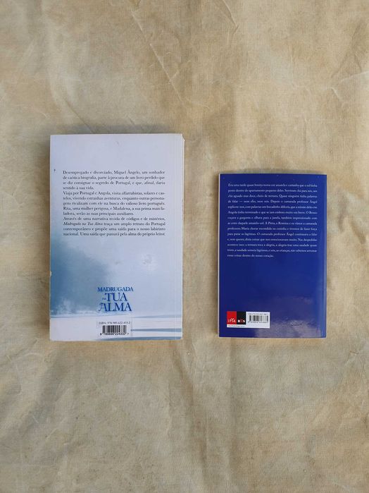 Conjunto de dois livros usados de Ondjáki e Gabriel Magalhães