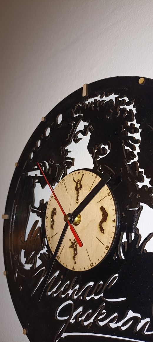 Zegar Płyta MICHAEL JACKSON handmade, w opakowaniu