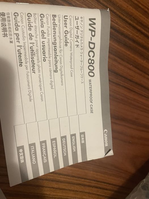 Caixa estanque Canon WP-DC800