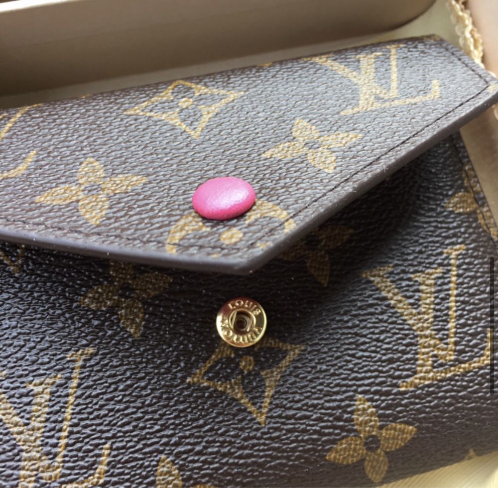 Maly portfel LV Louis Vuitton Victorine monogram skóra