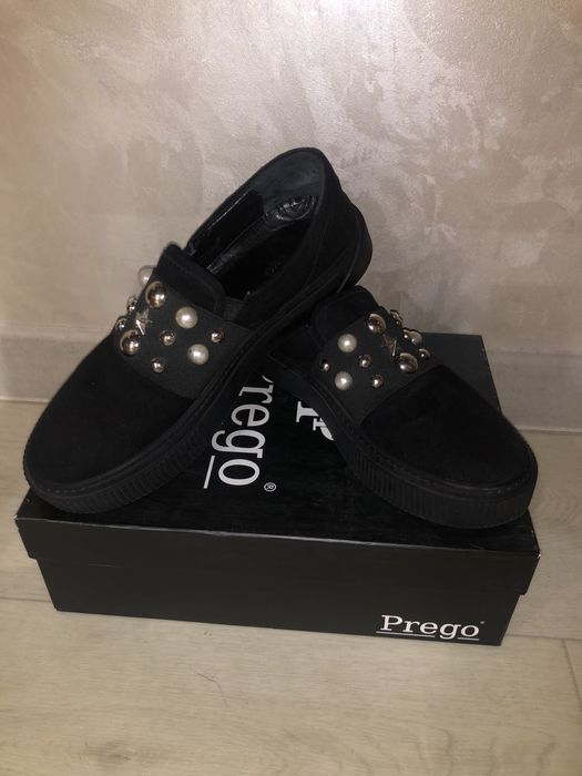 Сліпони Prego мокасини натуральні р 38