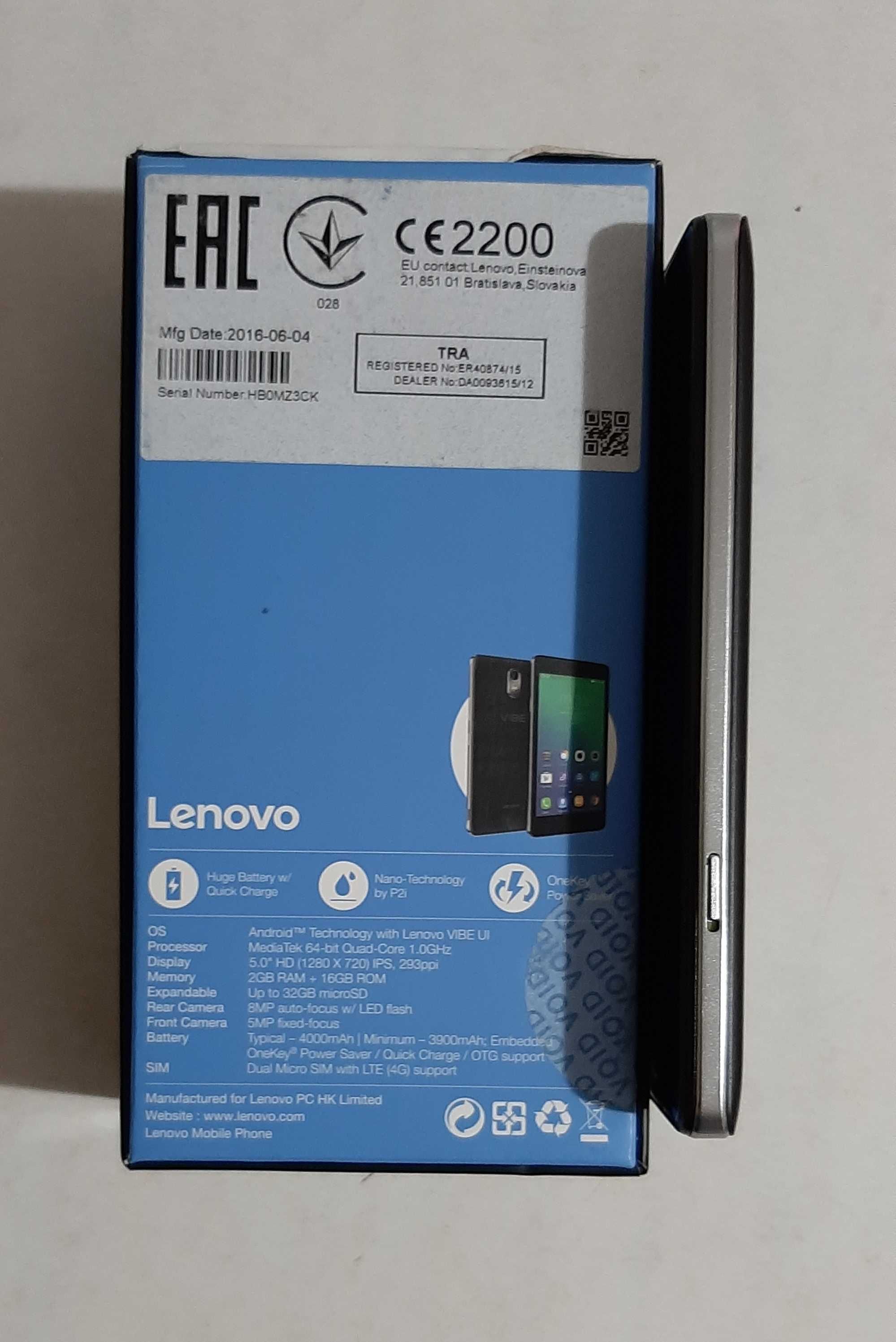 Lenovo   VIBE  P1m