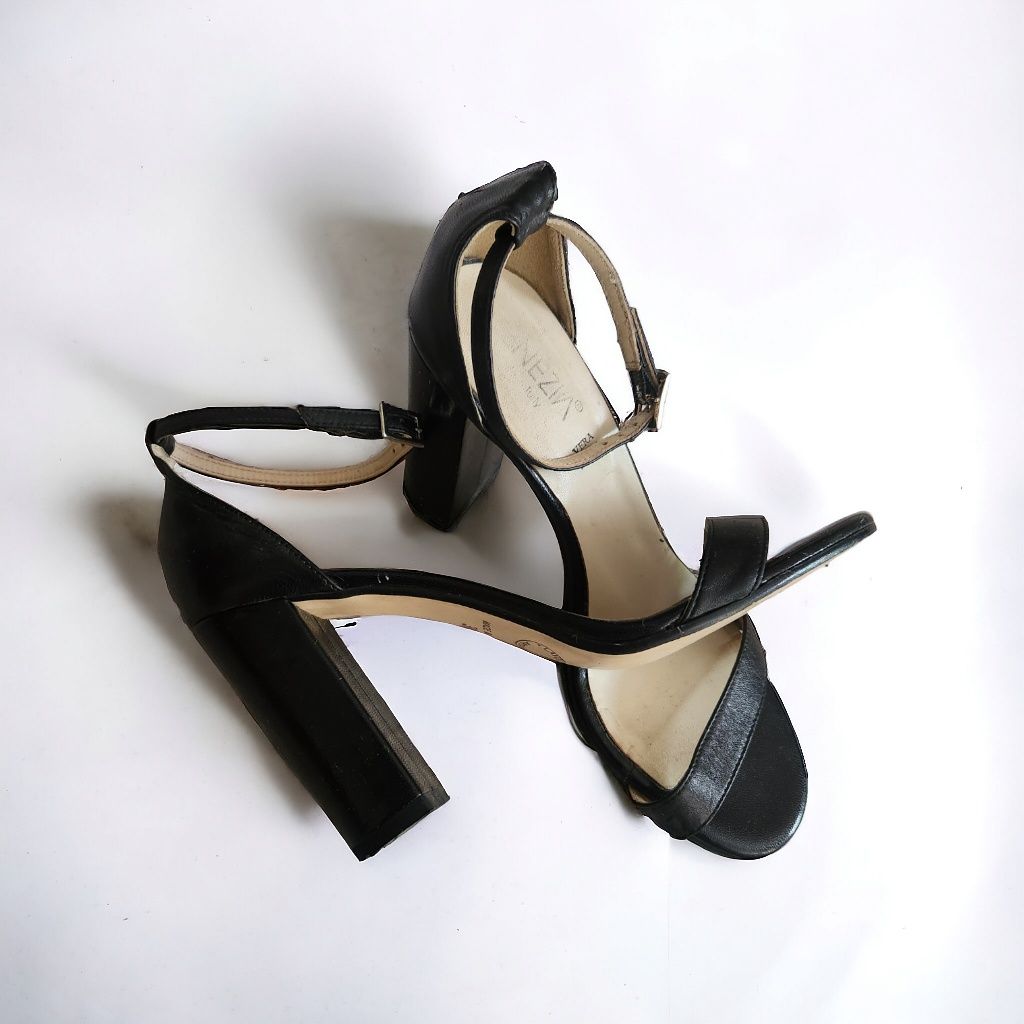 Sandały Venezia czarne,  rozmiar 38