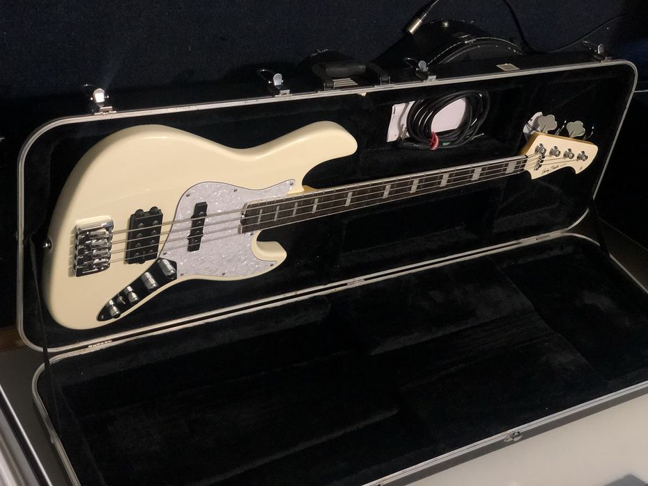 Harley Benton Enhanced MJ-4EB white (bass бас гітара)
