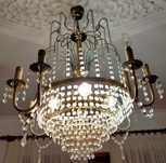 Candeeiro de lustre em Cristal