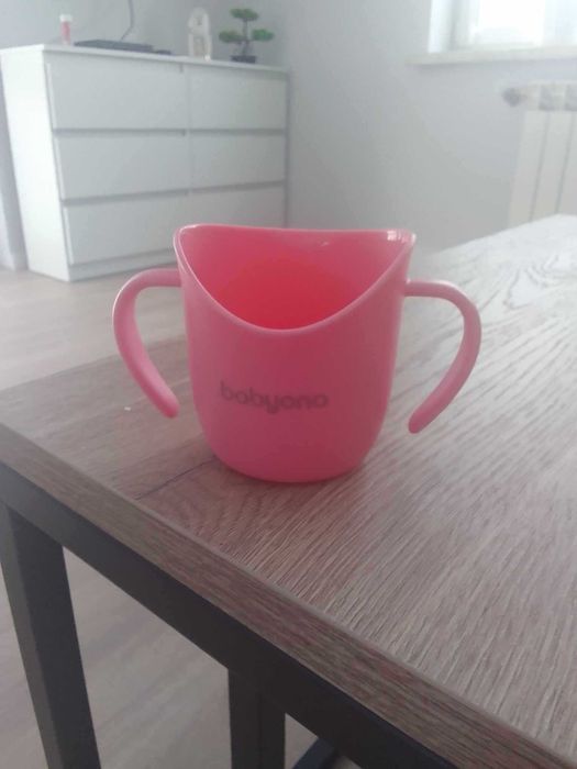 Kubek treningowy babyono różowy