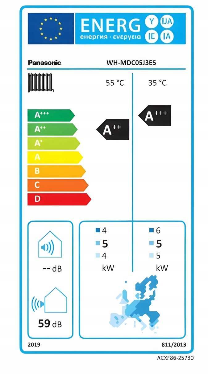 Pompa ciepła PANASONIC MONOBLOK seria J 5 KW R32 WH-MDC05J3E5 [MONTAŻ]