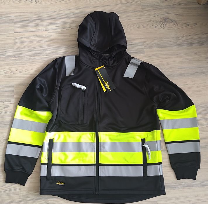 8038 Snickers Hi-Vis XL bluza robocza odblaskowa CL1 ostrzegawcza serw
