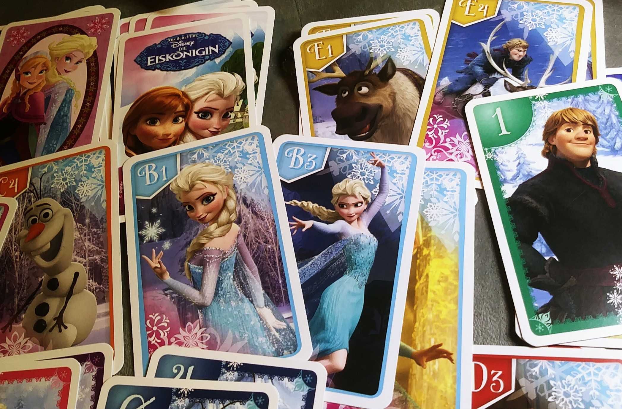 Zestaw gier 3w1 Disney Frozen: memo, kwartet i mau mau
