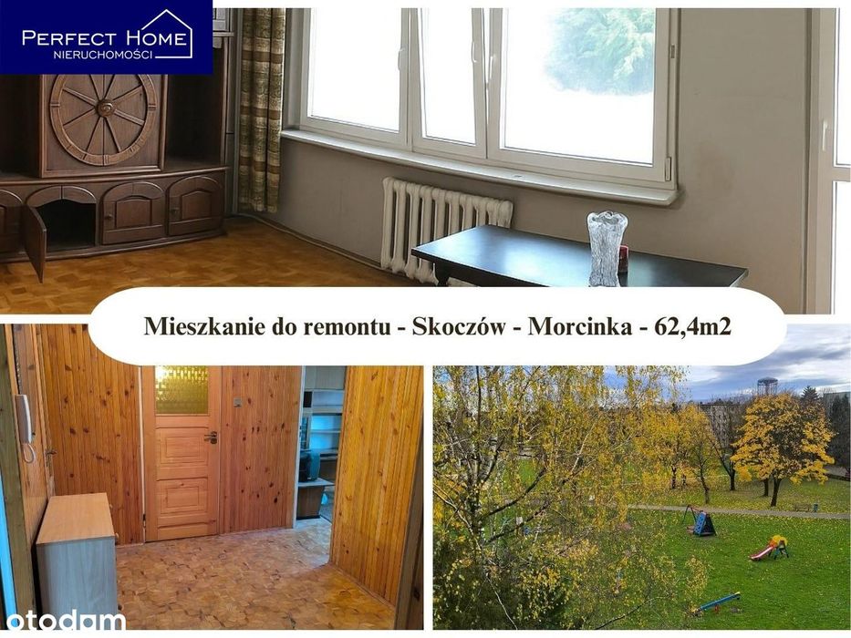 Mieszkanie 3 pokojowe  62,4m2  do własnej aranżacji-3  piętro