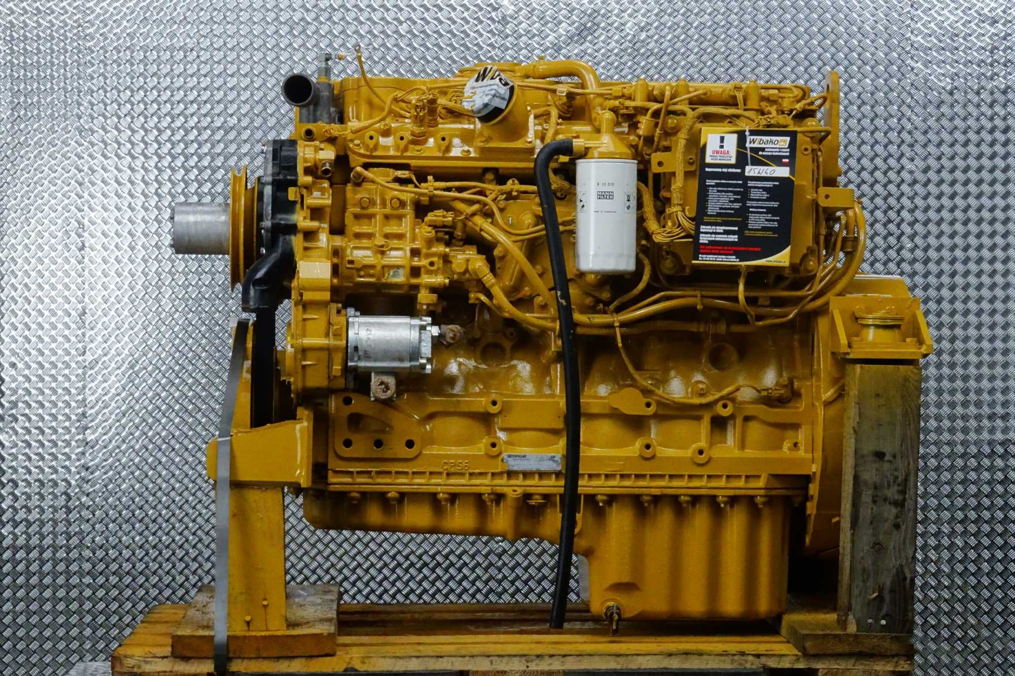 Remont silnika Caterpillar C6.6 do koparki, kruszarki Cat C6E