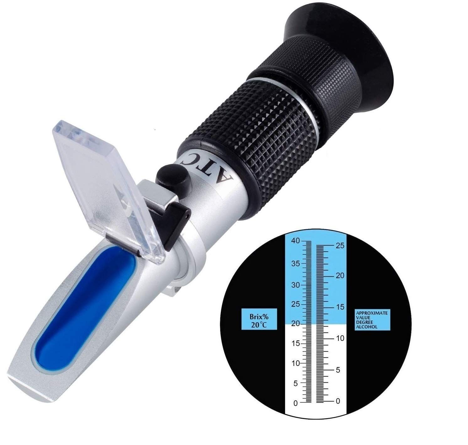 Medidor de Grau Alcoolico para mosto de vinho