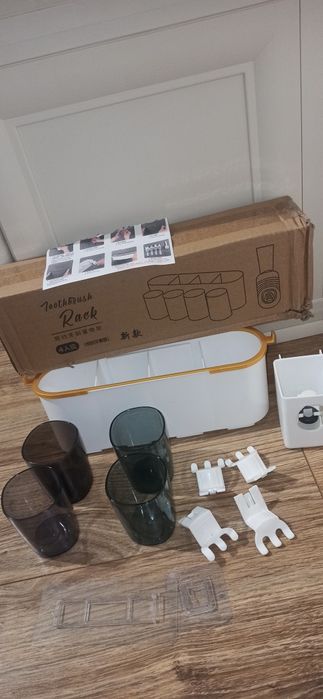 Zestaw łazienkowy# nowy# organizer