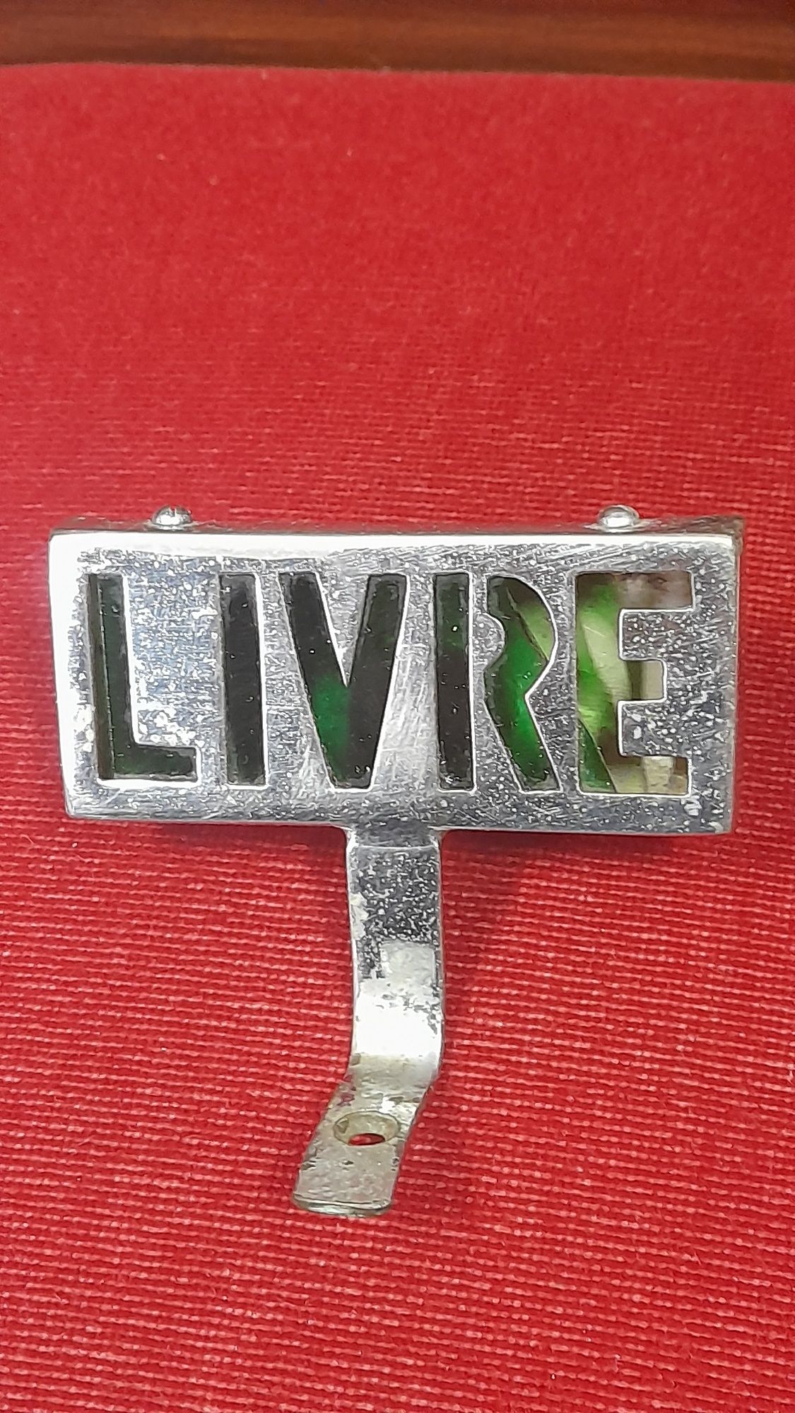 Táxi  Livre Sinal Vintage