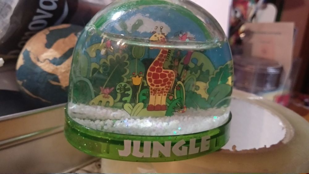 игрушка детская сувенир снег жираф звери JUNGLE британия как новая