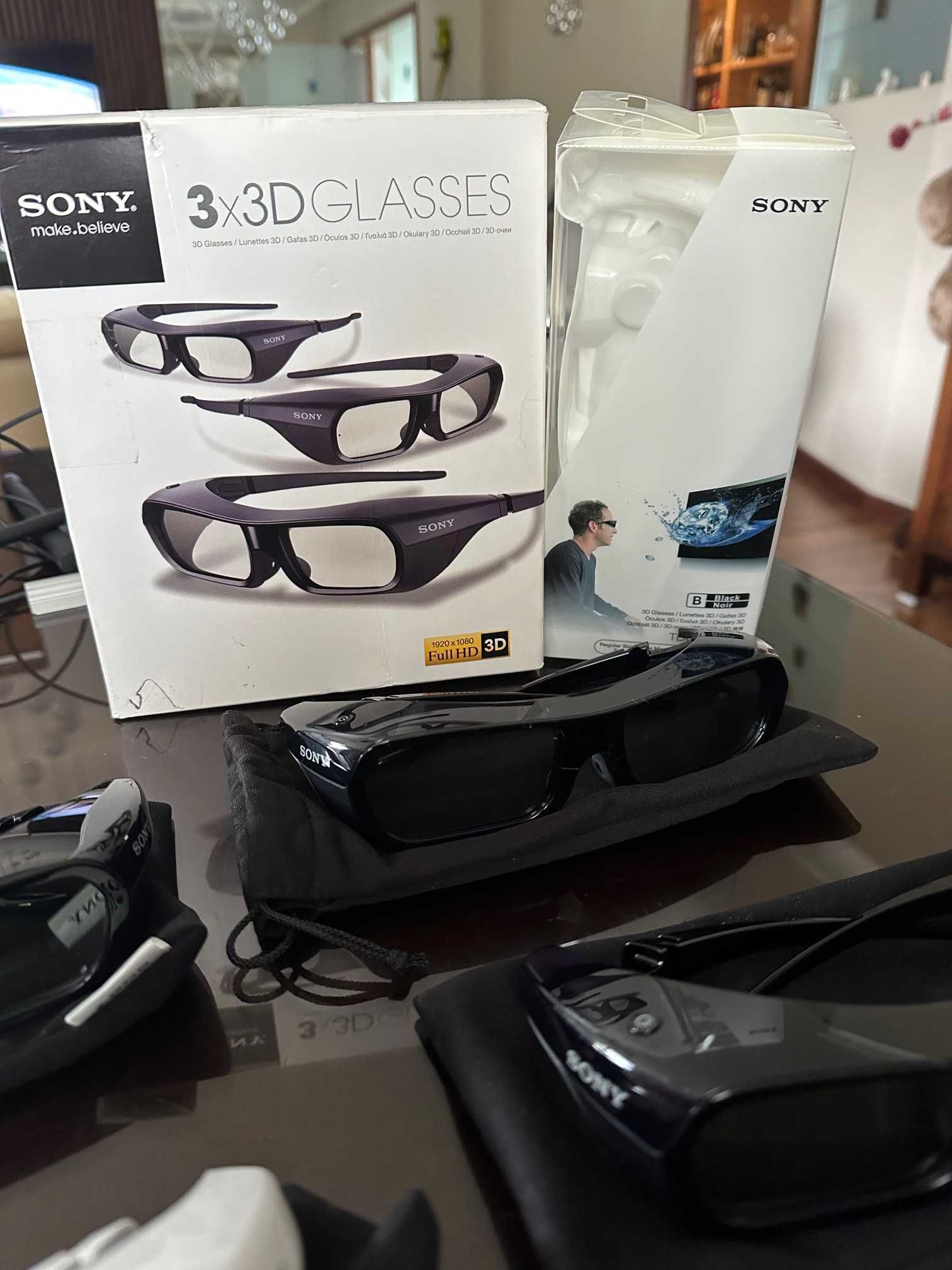 SONY TDG-BR250 Czarne okulary 3D aktywne 4 szt
