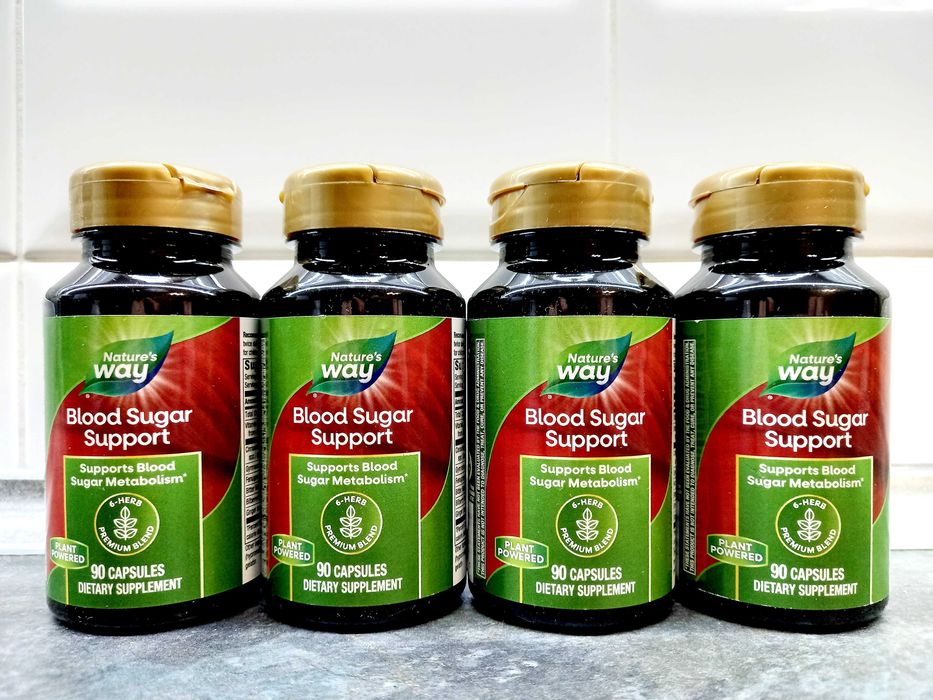 Natures Way, Blood Sugar Manager (90 капс.), для нормализации сахара
