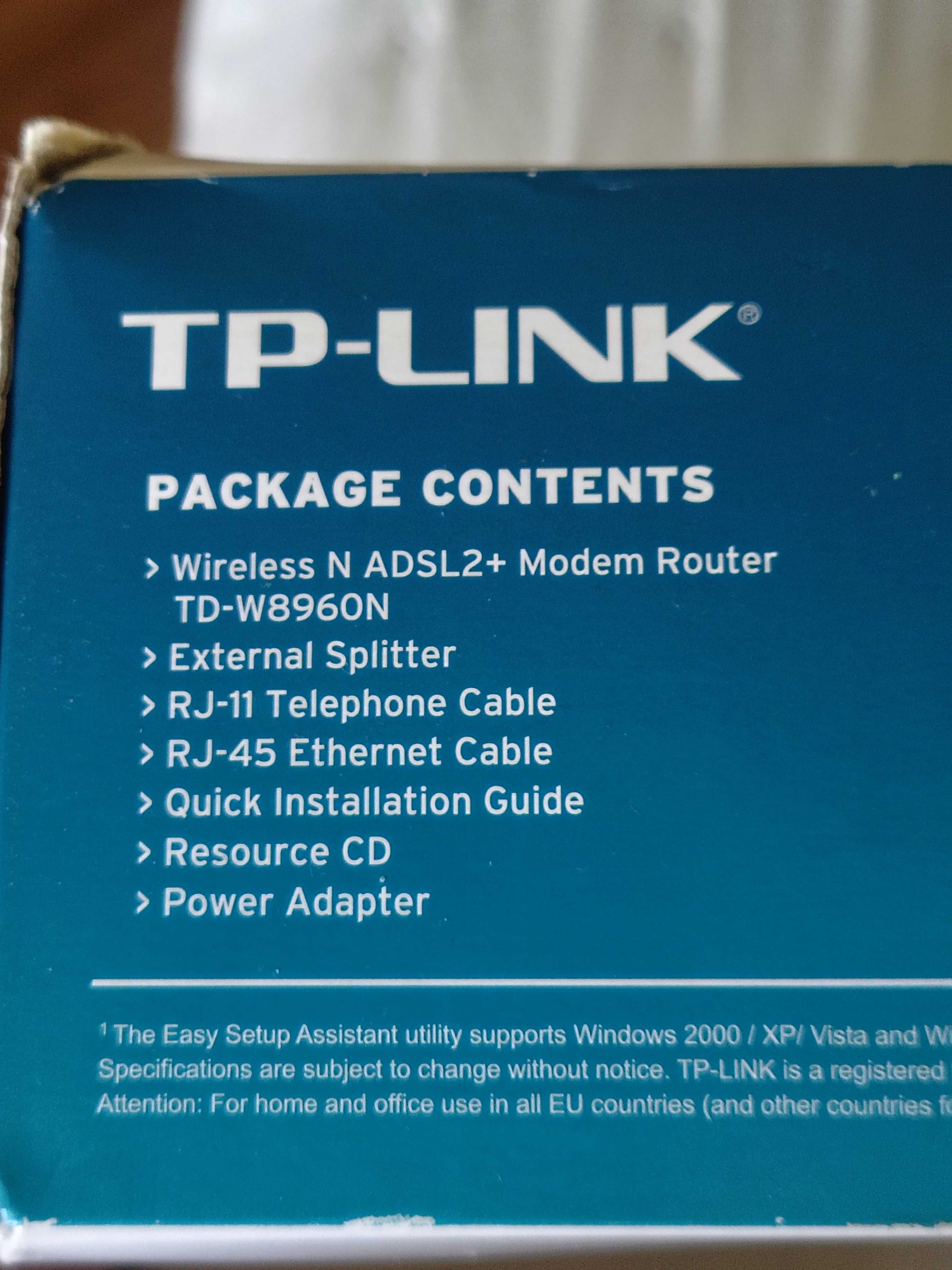 Modem Ruter TP-LINK ADSL2/2+