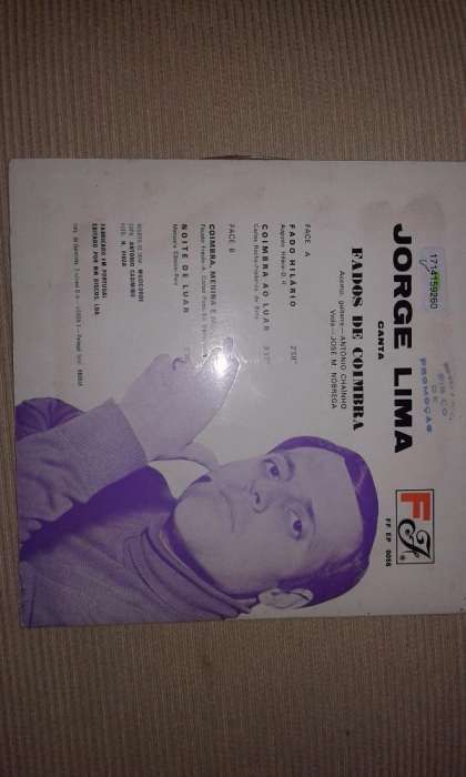 Jorge Lima - Fado Hilário – Portugal - Vinil EP