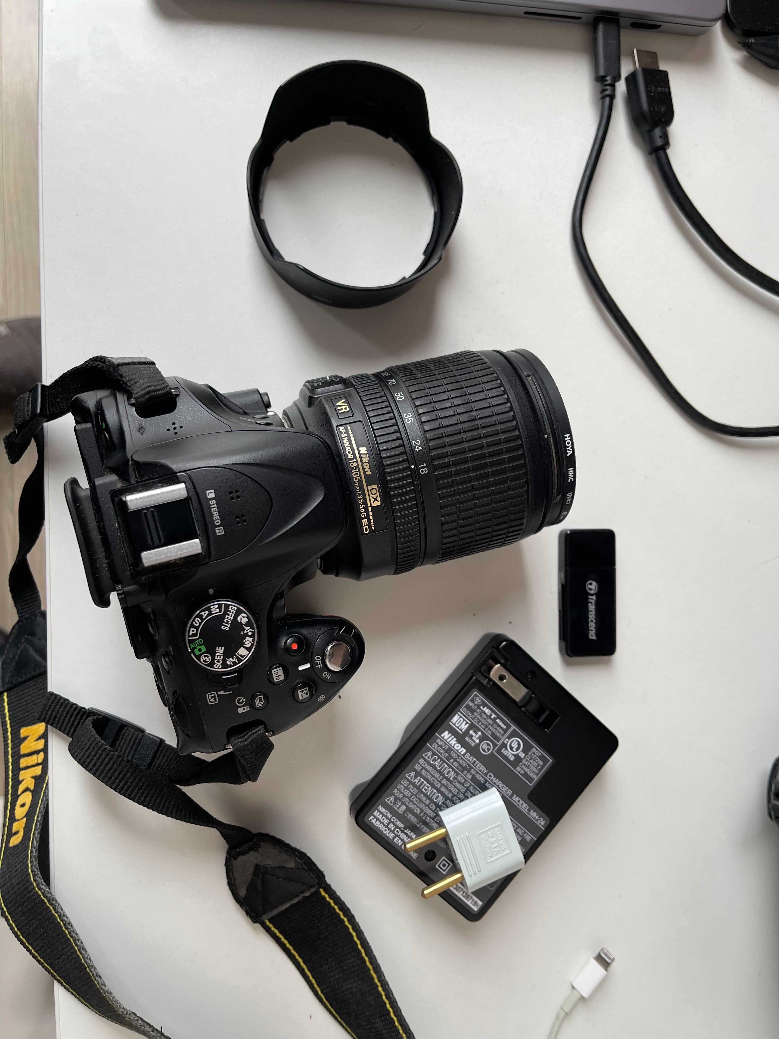 Nikon D5200 kit 18-105
