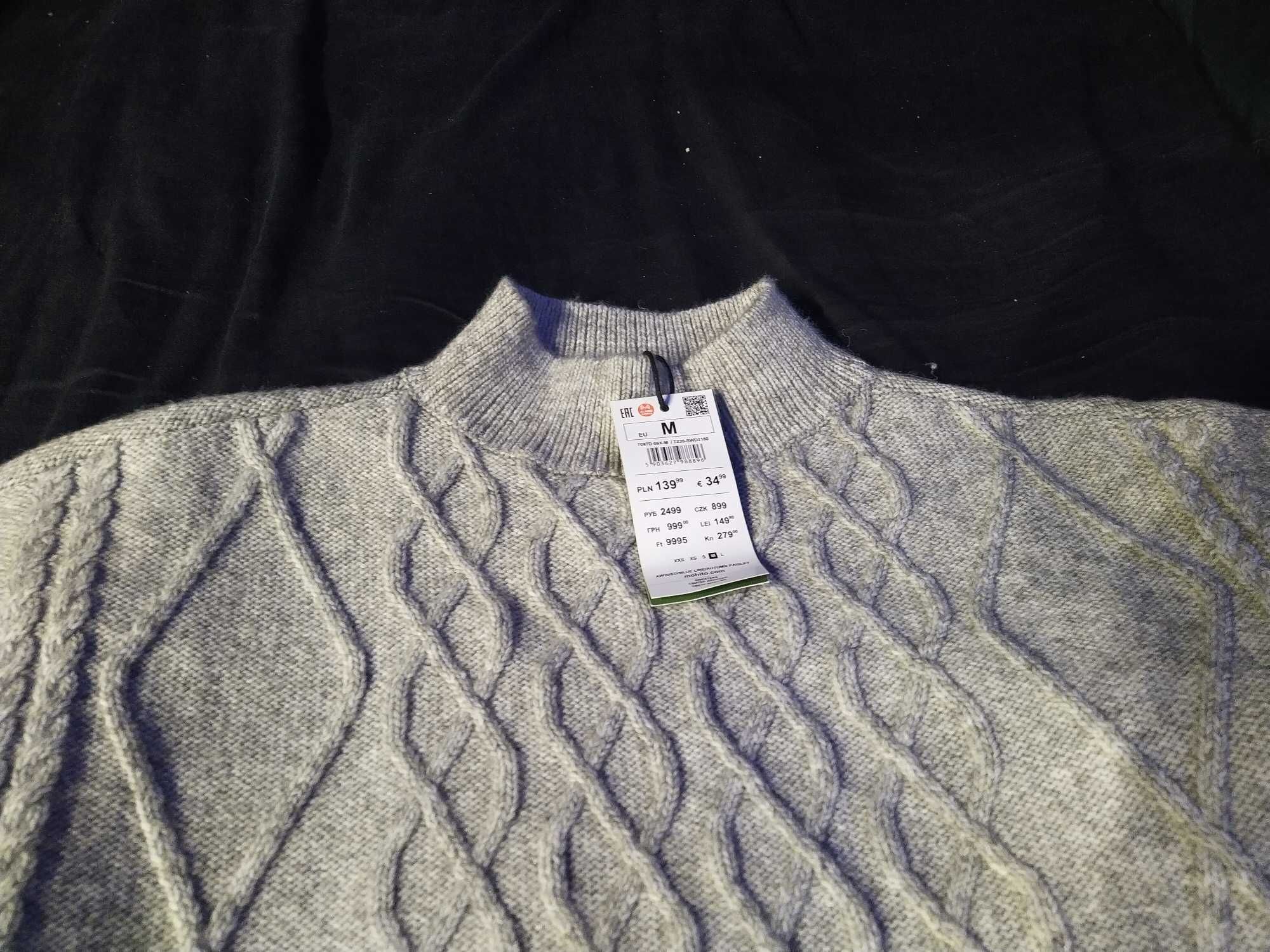 Długi sweter Mohito rozmiar 38, nowy z metką.
