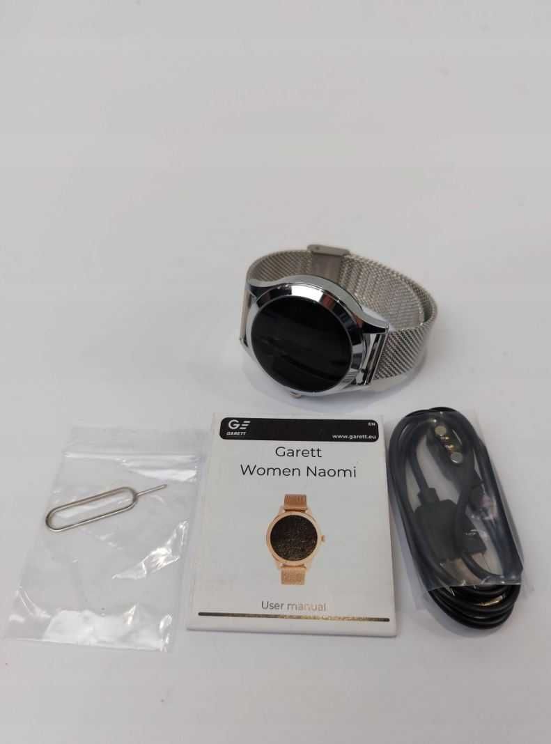Nowy Smartwatch Garett Women Naomi srebrny